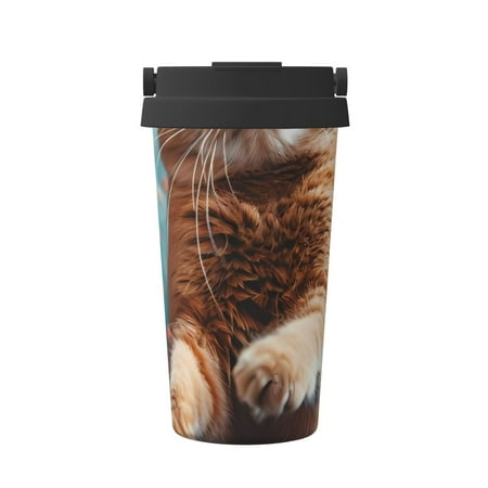 

Junzan Floating Cat And Donuts for Stainless Steel Vacuum Insulated Tumbler - Reusable Insulated Cold Brew Iced Coffee Cup Thermos -Gifts for Women Men Him Her