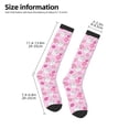thumbnail image 4 of Fotbe Sunflower Rabbit print Women's Men's Novelty Crew Socks Cotton Socks Knee High Socks for Walking,Running,Nurses,Pregnancy, 4 of 8