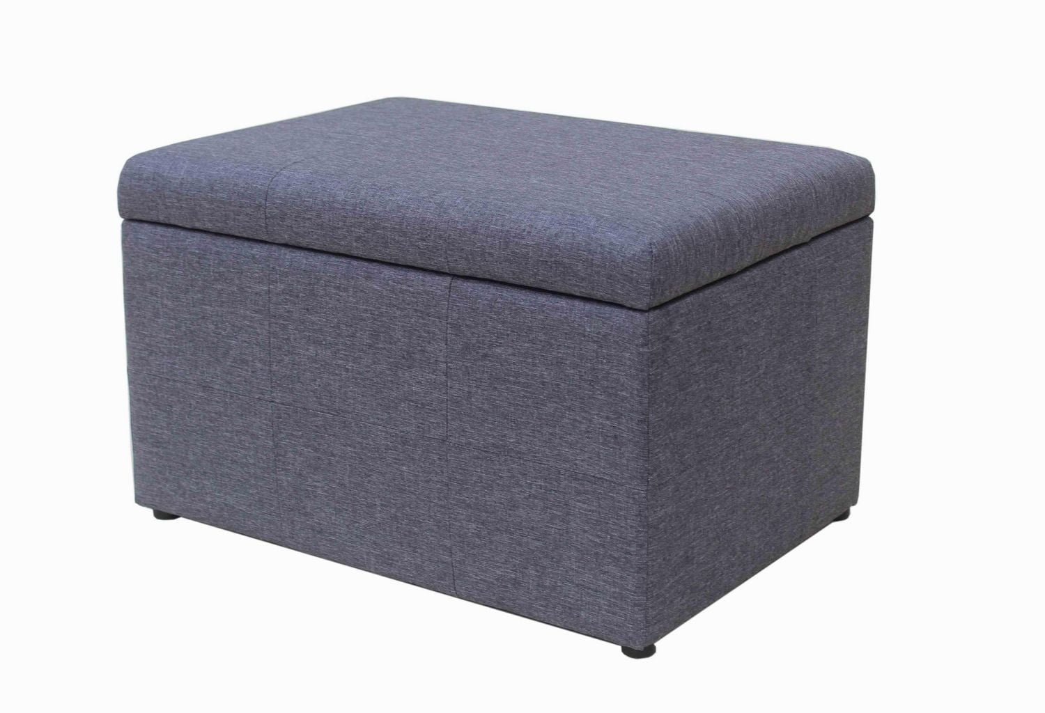 Pouf de rangement hometrends en faux lin