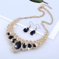 thumbnail image 2 of Jewelry Set for Women with Necklaces Earrings Drop Rhinestone Pendant Necklace and Earrings Jewelry Sets for Women Wedding Costume Engagement Accessories, 2 of 5