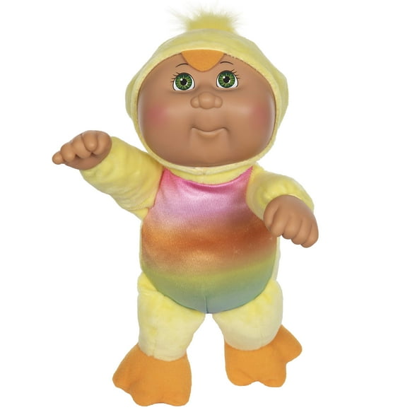 Cabbage Patch Kids Cuties Collection, Rainbow Garden Party Collection Baby Dolls (Lennon Chick #129)