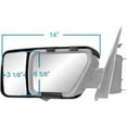 thumbnail image 7 of K-Source 81860 Exterior Towing Mirror; Snap & Zap; Snap On; Manual; Black; Pair, 7 of 7