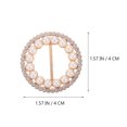 thumbnail image 3 of 2Pcs T-Shirt Clips Personalized Scarf Clip Rings Tee Shirt Buckles Decoration, 3 of 6
