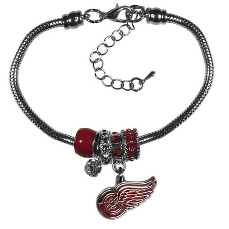 Detroit Red Wings Euro Bead Bracelet (F)