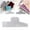 Clear, variant on LPSSTORE 5/7/9inch Quick Easy Pouch Template Tutorial Included Acrylic Purses Pocket Handmade Ruler Template Template for Sew Purses Storage Bag Sewing Templates for DIY Handicraft Lovers
