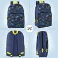 thumbnail image 4 of 17 Inch Fun Printed Backpack for Commute and Travel in Planetary Space Rocket Print, 4 of 5