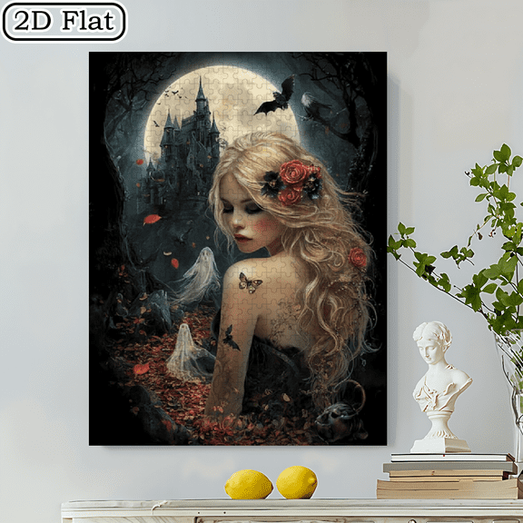 A 500 pcs Puzzle That Serves As a Wonderful Gift for Home Decor, Offering an Enjoyable And Imaginative Experience for Adults. 20.4x15 in