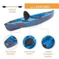 thumbnail image 5 of Lifetime Tahoma 10 ft Sit-On-Top Kayak, Emperor Fusion (91345), 5 of 32