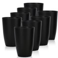 thumbnail image 2 of Bamboohart [8-Pack Durable Plastic Cups] 8-Pack Durable Stackable Plastic Cups  Microwave & Dishwasher Safe  Lightweight Solid Round Drinking Cups for Coffee  Juice  Water - Perfect for C, 2 of 6