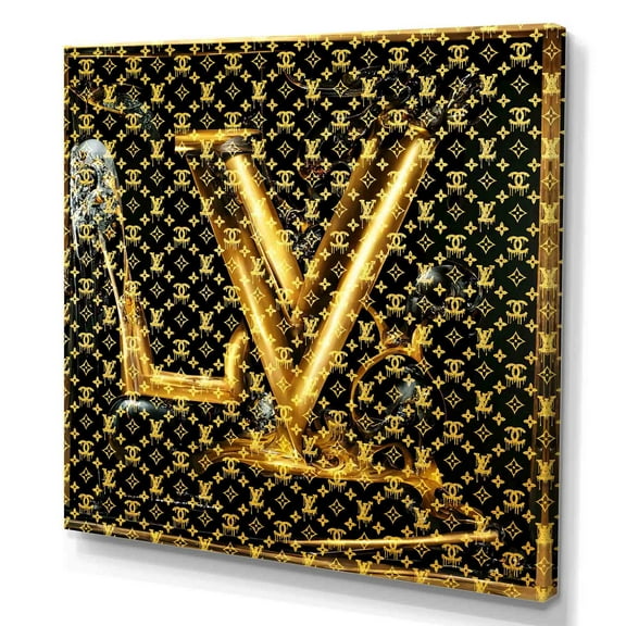 Designart Luxury Brand Design I Canvas Wall Art