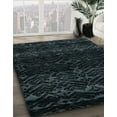 thumbnail image 3 of Ahgly Company Machine Washable Indoor Rectangle Abstract Blue Moss Green Area Rugs, 8' x 10', 3 of 7