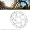 thumbnail image 4 of Bike Disc Brake Rotor Steel Rust Proof 140mm Mountain Road Bike Disc Brakes, 4 of 7