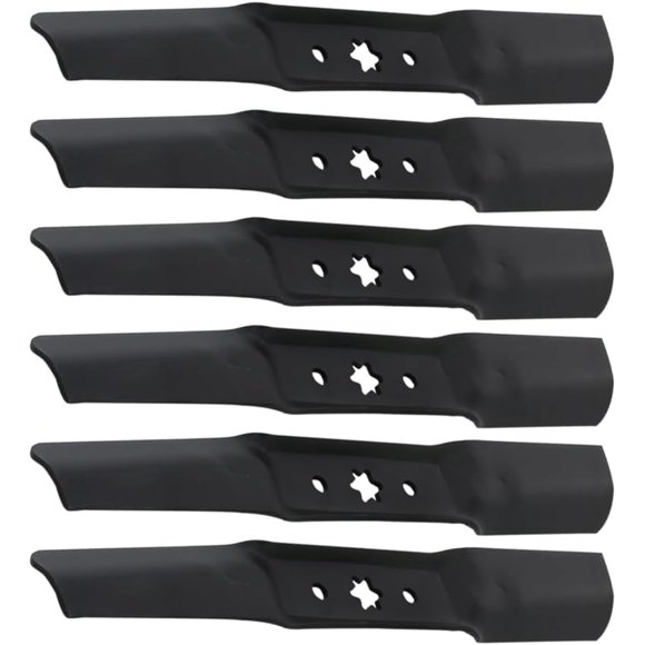 942-05056a Blades Replacement for Cub Cad et Zero Turn 54" Deck Mower Medium Lift Blades Compatible with Cub Cadet RZT-L54 XT1 XT2 Troy-Bilt with OE 742-05056 6PCS