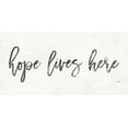 thumbnail image 2 of Rae, Marla 24x14 White Modern Wood Framed Museum Art Print Titled - Hope Lives Here, 2 of 4