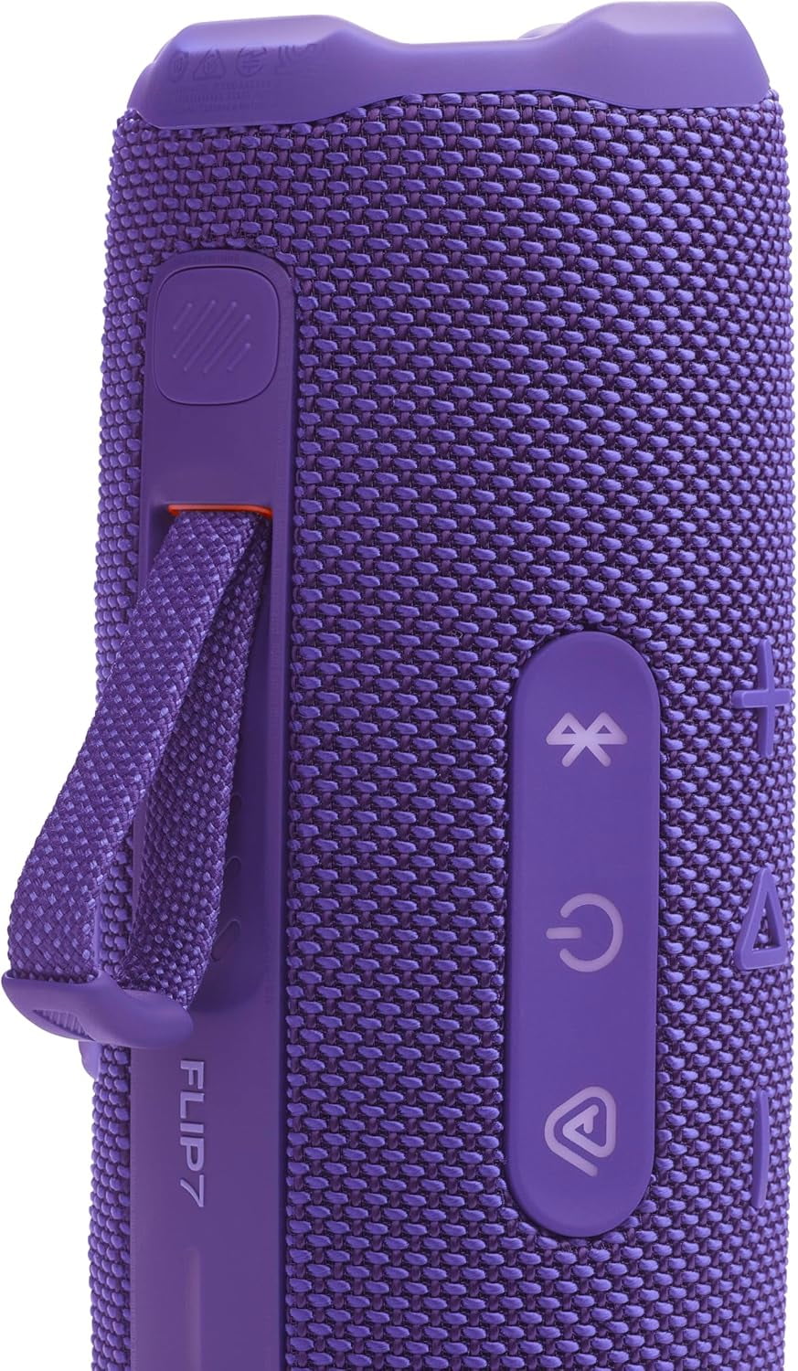 Open Box JBL Flip 7 - Portable waterproof and drop-proof speaker, Bold JBL Pro Sound with AI Sound Boost, 16Hrs of Playtime, and PushLock system with interchangeable accessories (Purple)