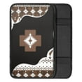 thumbnail image 2 of Renewold Southwest American Tribal Brown Black Auto Center Console Cover Pad, Universal Vehicle Interior Accessories Car Armrest Cover Protector Cushion for Men Women, 2 of 6
