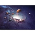 thumbnail image 2 of wall26 - High Resolution Images Presents Creating Planets of The Solar System. - Removable Wall Mural | Self-Adhesive Large Wallpaper - 66x96 inches, 2 of 6