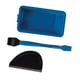 thumbnail image 2 of Kit de 3 herramientas de pincel para carpintería, aplicador de pegamento para madera, herramientas de recubrimiento plano Azul, 2 of 9