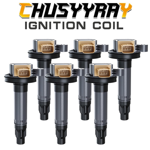 CHUSYYRAY 6PCS GENUINE DG549 Ignition Coil SP580 Spark Plug For Motorcraft Ford F150 3.5L