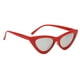 thumbnail image 1 of Triángulo de s Mujeres de Ojos de Gato de Sol Espejo Protecciones Sores Pta roja Baoblaze Las gafas de sol de las mujeres de la moda, 1 of 8