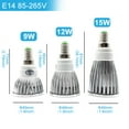 thumbnail image 3 of DYstyle Super bright COB LED Lamp GU10 E27 E14 GU5.3 LED Bulb 9W 12W 15W Spotlight AC85-265V LED Spotlight, 3 of 7