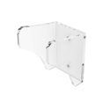 thumbnail image 3 of 1 Uds. Soporte de guitarra de acrílico de 4mm colgador de guitarra de montaje en pared almacenable gancho de guitarra transparente que ahorra Almacenamiento y organización del hogar transparente Inteprter HA024726-01, 3 of 6