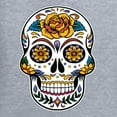 thumbnail image 5 of Wild Bobby Day Of The Dead Sugar Skull Pop Culture Men Graphic Tank Top, Heather Grey, Large, 5 of 5
