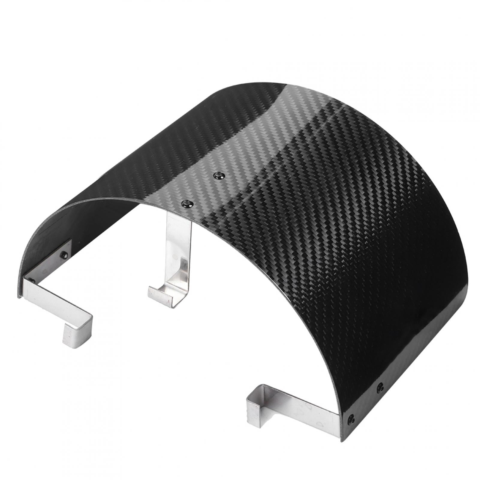 Air Intake Cone Cover, Air Filter Heat Carbon Fiber + Stainless Steel + Aluminum Air Filter Heat