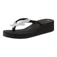 thumbnail image 1 of B91xZ Sandales à Plateforme pour Femmes Sandales de Récupération Chaussures de Douche, Blanc 9, 1 of 5