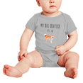 thumbnail image 2 of My Big Brother Is A Shiba Inu Dog Cute Baby Jumpsuits Boy Girl Unisex, 2 of 5