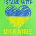 thumbnail image 3 of CafePress - Ukrainian Lover I Stand With Ukraine Heart T Shirt - Light T-Shirt - CP, 3 of 4