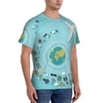 thumbnail image 5 of Rocae Travelling on Airplane for Men's Moisture-Wicking Crew Tee - T-Shirt for Sports, Outdoor Activities, and Casual WearSmall, 5 of 9