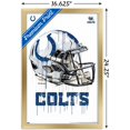 thumbnail image 3 of NFL Indianapolis Colts - Drip Helmet 20 Wall Poster, 14.725" x 22.375", Framed, 3 of 3