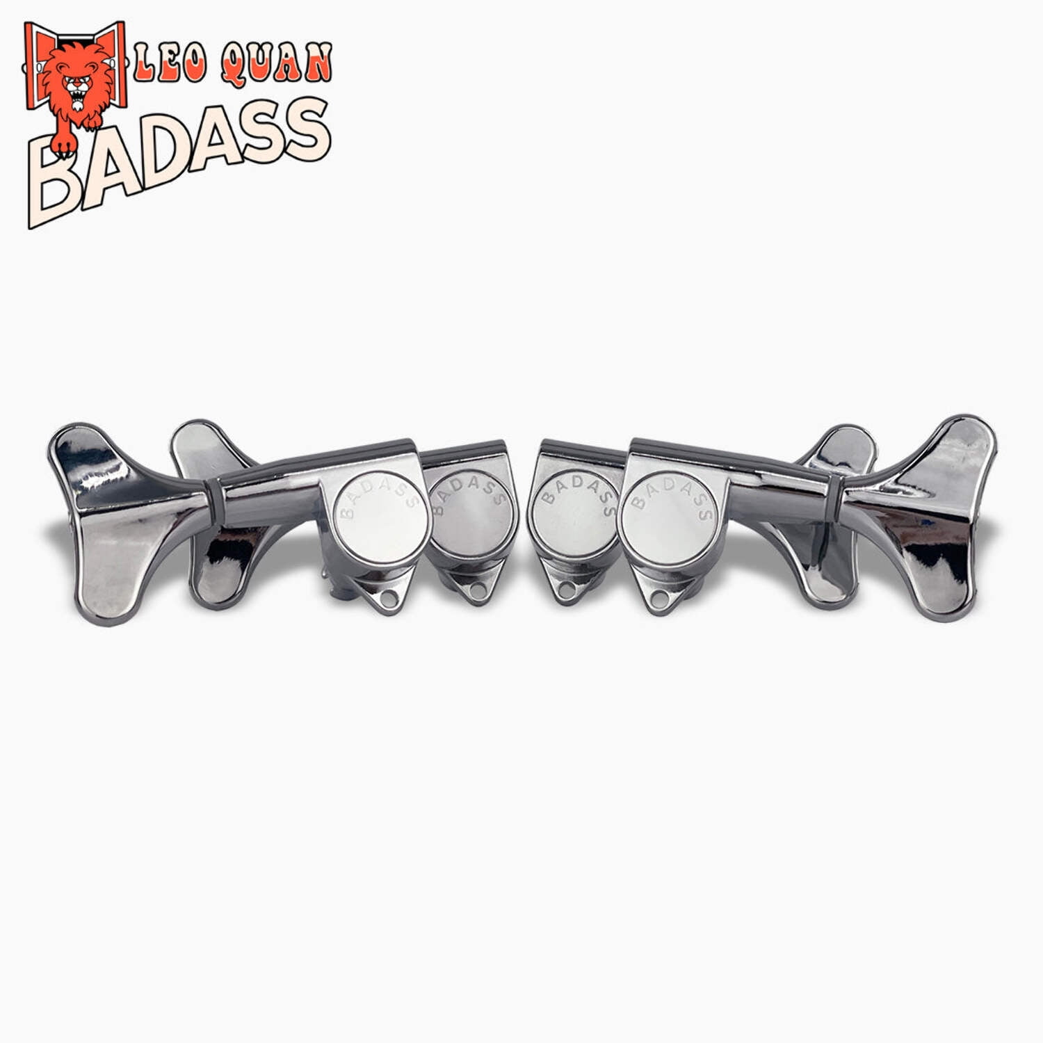 Leo Quan Badass TK-7818 SGT Sealed 2+2 Bass Tuning Machines Nickel