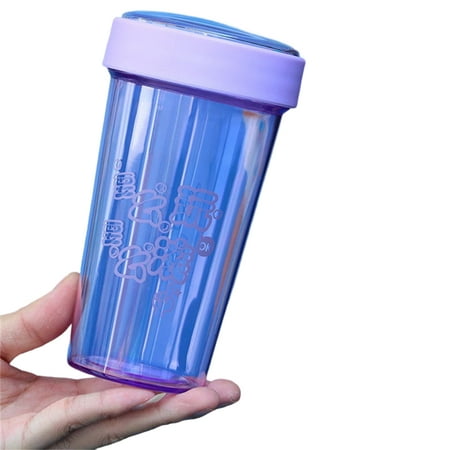 

500ML Water Bottle Leak Proof Pop Button BPA Free Leak Proof Water Bottle Reusable Tumbler for Toddlers Girls