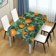 thumbnail image 3 of Yayeee Tablecloths for Rectangular Tables 60 x 108 inch Party Table Cover, Orange Tree Pattern, 3 of 6
