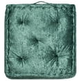 thumbnail image 2 of SAFAVIEH Belia Solid Floor Pillow, 19" x 19", Green, 2 of 9
