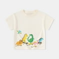 thumbnail image 2 of LRen Boys Short Sleeve T Shirts Kids Summer Casual Graphic Print Crewneck Tees Fashion Tops, 2 of 4