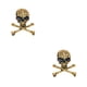 thumbnail image 4 of Qarigey Broche de calavera de estilo Punk, broches encantadores de tibias cruzadas para mujer, joyería de moda para el Día de San Valentín, Pascua, Type2 NO2 Qarigey CBP191853, 4 of 5