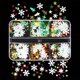 thumbnail image 2 of 2 Copos de nieve lentejuelas de uñas vacaciones árbol de Navidad lentejuelas de uñas estrella calcomanía de uñas, 2 of 5
