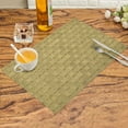 thumbnail image 4 of Decozen Placemats Set of 8 for Dining Table, Table Plastic  Placemats, Rectangular PVC 18x12 - Gold, 4 of 8