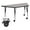 Gray, variant on Flash Furniture Mobile 22.5''W x 45''L Trapezoid Oak HP Laminate Activity Table - Height Adjustable Short Legs