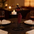 thumbnail image 5 of LSLJS Candle Holder Waiter Iron Ornament 9" for Outdoor Wedding Party, Candlestick Holders Metal Stands Decorative, Candle Holders with Electronic Candles for Table Fireplace Decor, 5 of 6
