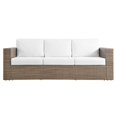thumbnail image 6 of Lounge Sectional Sofa Table Set, White, Rattan, Wicker, Outdoor Patio Balcony Cafe Bistro Garden Hospitality Restaurant, Modern Contemporary HB34712, 6 of 10