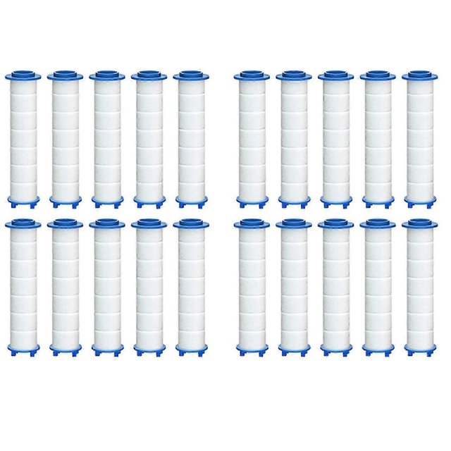 High Output Chlorine-Removing Shower Filters for Hard Water - 20 Pack Replacement