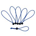 thumbnail image 1 of Correas de amarre con cordón de bola para carpa con dosel de 6\'\'/5\'\'/8\'\' Azul de 9 pulgadas, 1 of 9