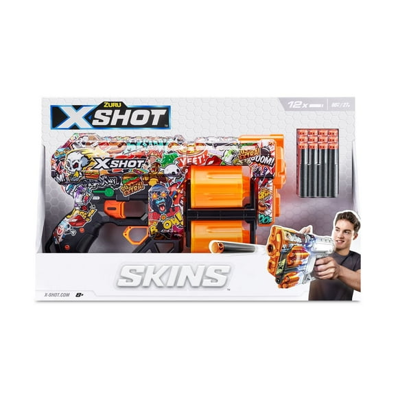 X-Shot Skins Dread Dart Blaster (12 Darts)