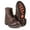 Brown, variant on Milwaukee Leather Women's Dark Brown Leather Outdoors Lace-Up Boots for Bikers Casual MBL9308 9.5