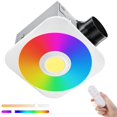 thumbnail image 1 of Extractor de baño MEIUOI 36 W 160 CFM con luz LED RGB, 1 of 7