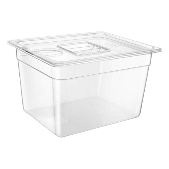 12L Large Capacity Slow Cook Machine Container with Clear Window Kitchen Slow Cooker Part Perfect for Easy Monitoring